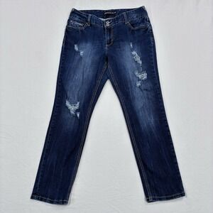 Women's Amethyst Skinny Jeans‎ Size 9/10 Dark Wash